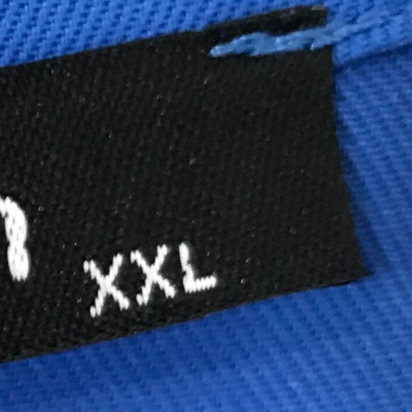 XXL Jumpsuit Long Sleeve Wide Leg Pockets Blue - Picture 10 of 10